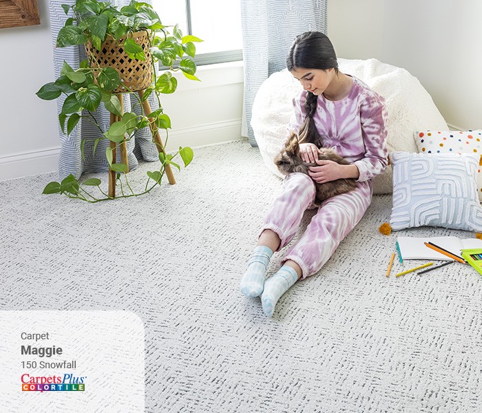 Lady with pet | Family Flooring